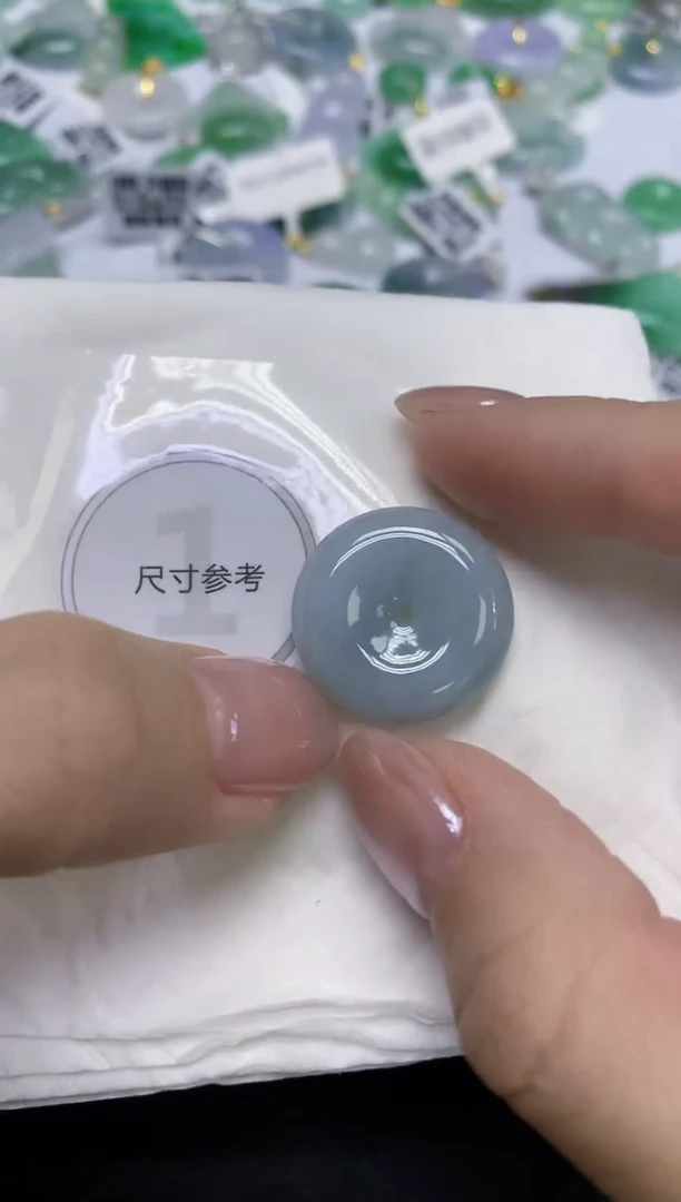 颈饰未镶嵌翡翠天然缅甸翡翠A货百元以上9元证书费自理