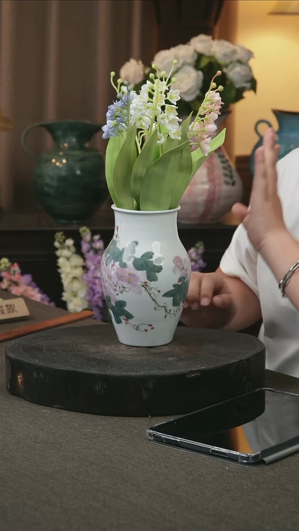 景德镇手工手绘花瓶
