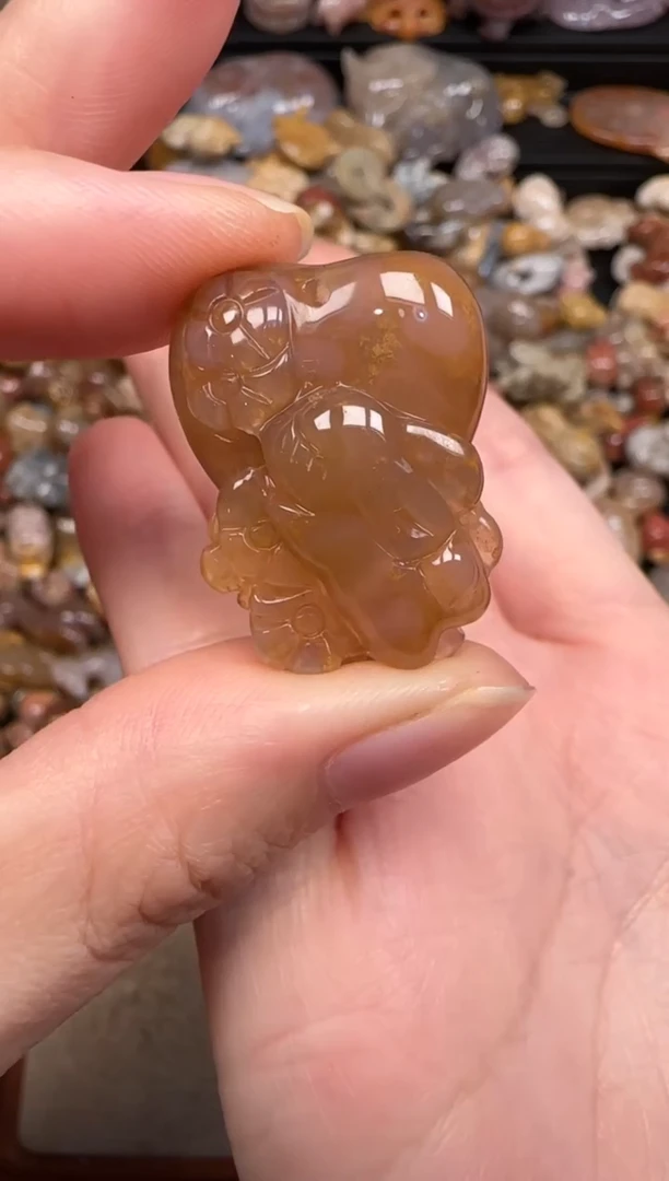 硅化珊瑚（珊瑚玉）未镶嵌颈饰231