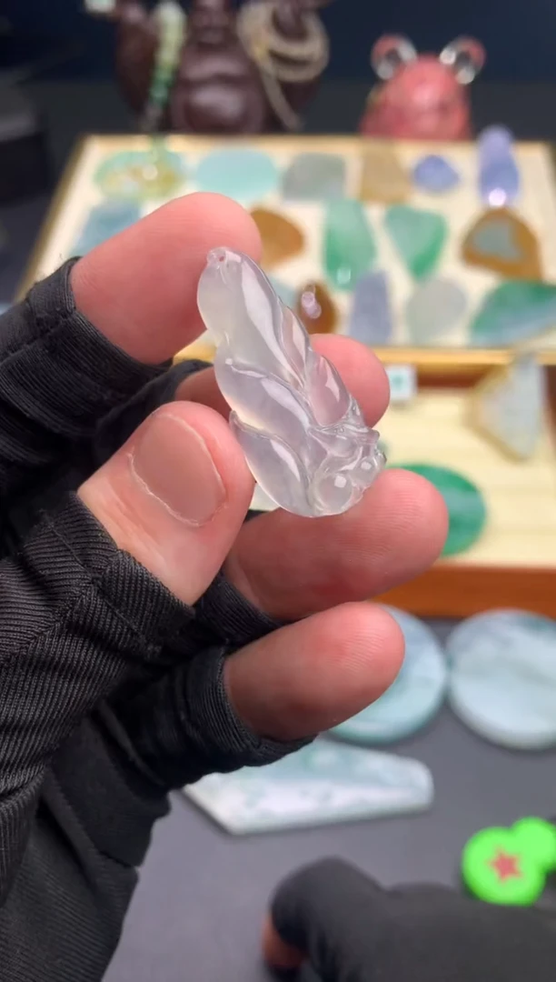 未镶嵌定制翡翠天然翡翠九尾