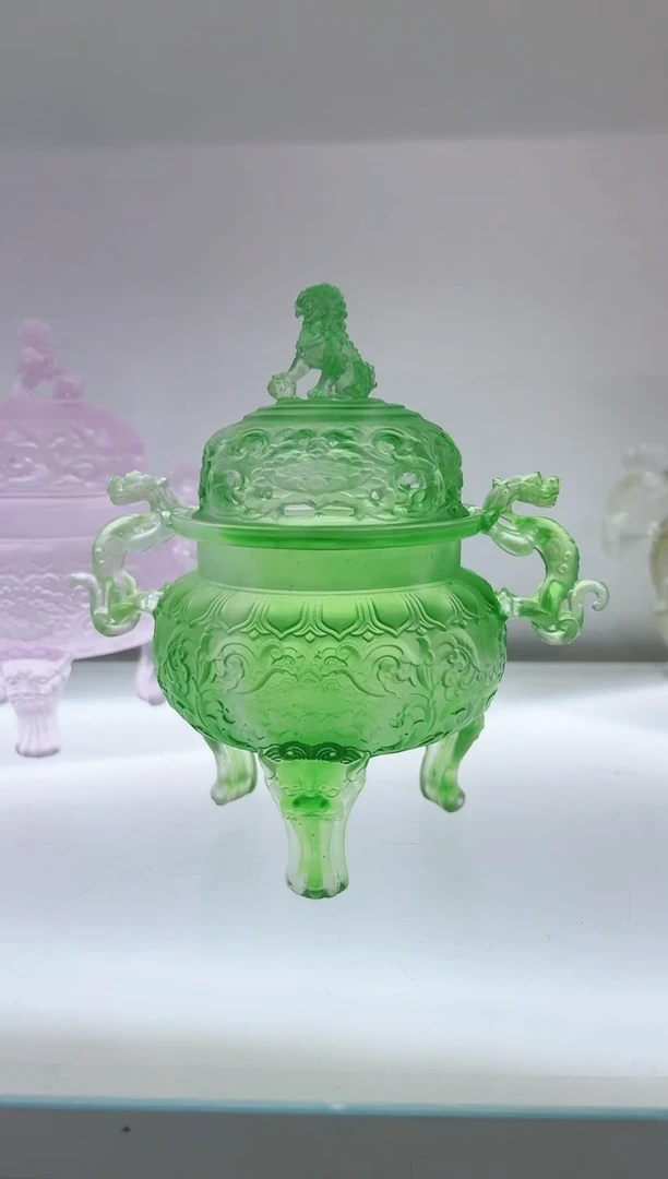 手工艺品琉璃古法琉璃帝王炉
