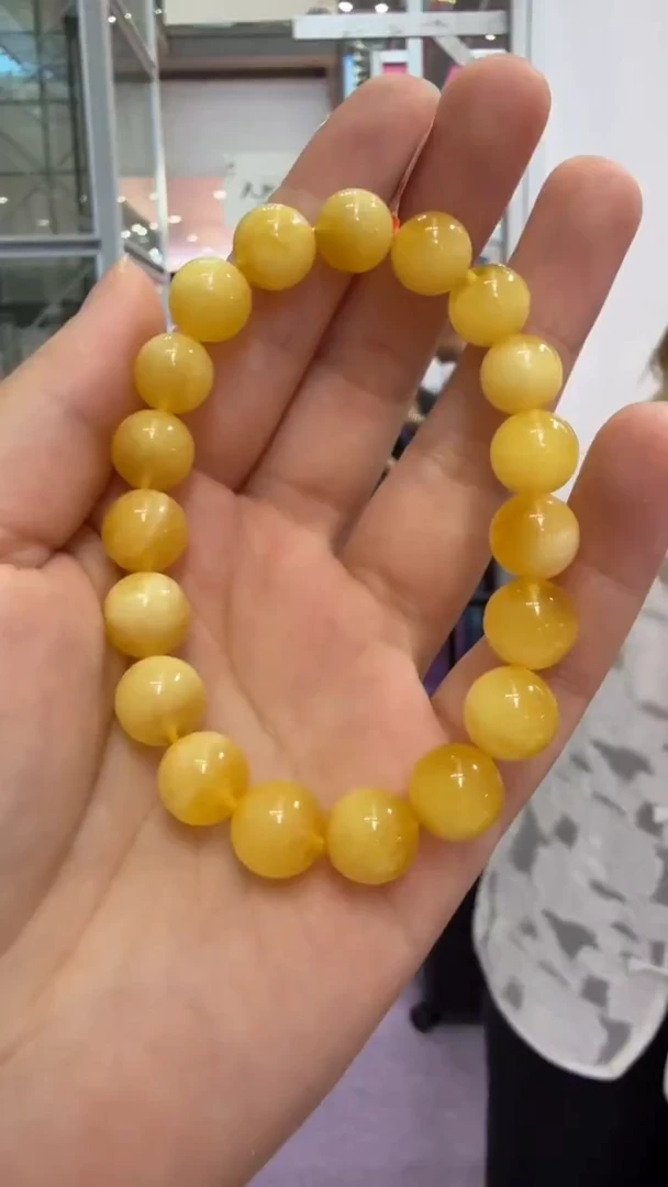手链琥珀未镶嵌104秒拍号 假一罚三