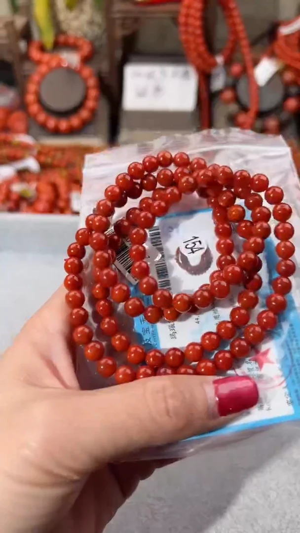 【闪购商品】南红玛瑙手串未镶嵌6+
