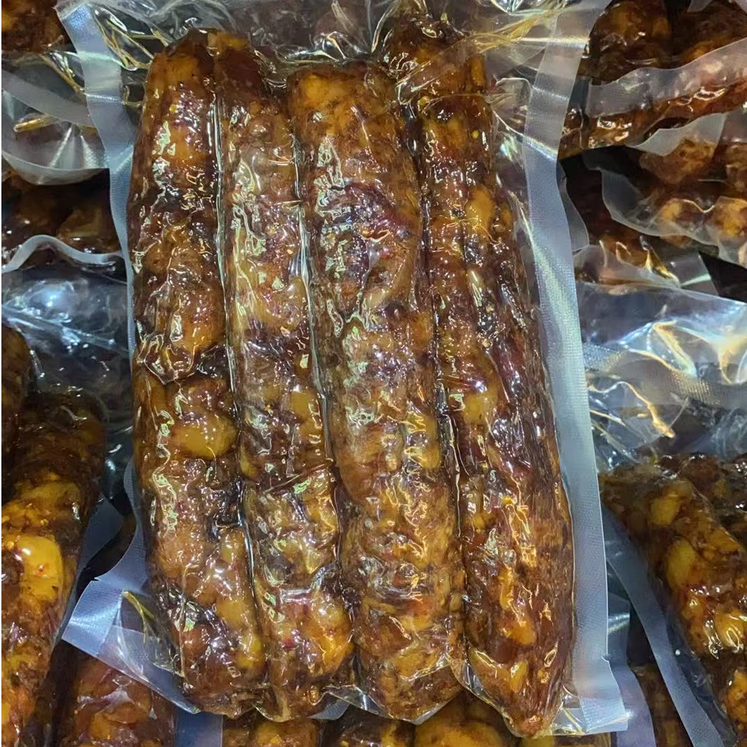 陕南农家食材  农家手工麻辣腊肠
