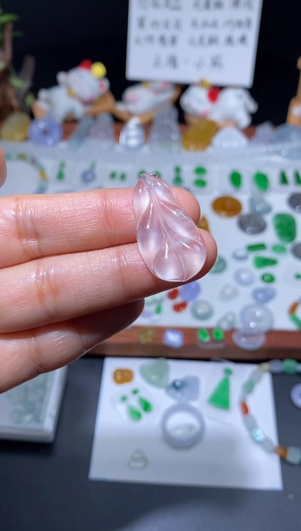 未镶嵌定制翡翠叶子