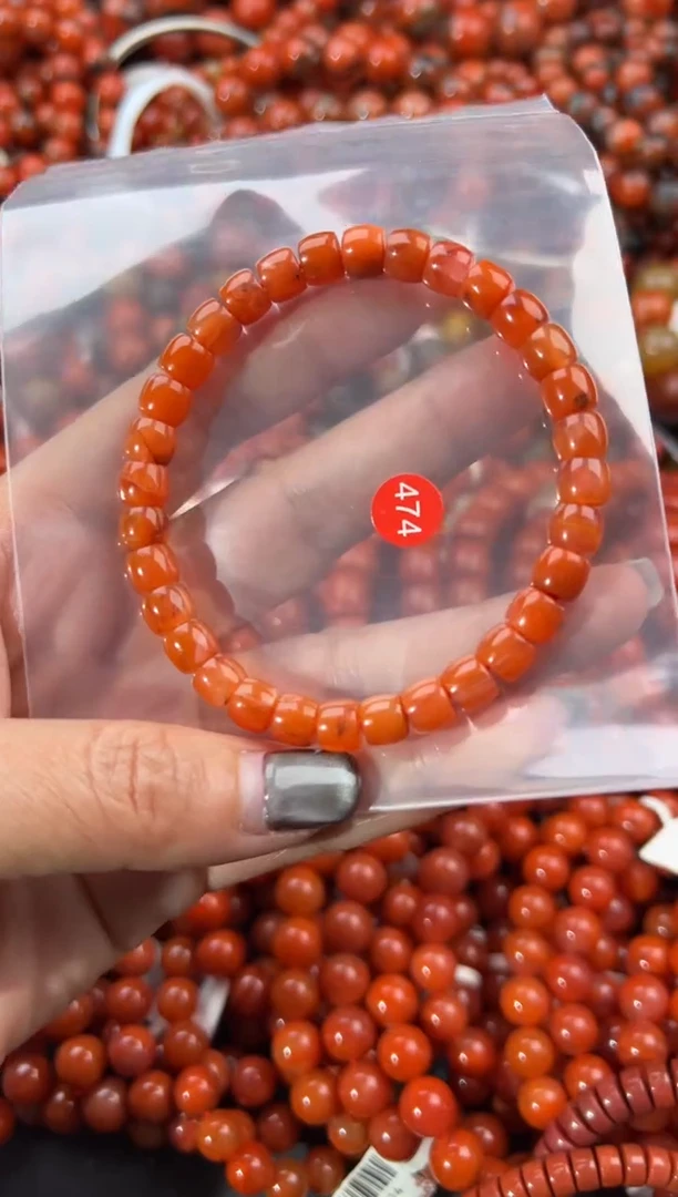 未镶嵌手串南红玛瑙7+