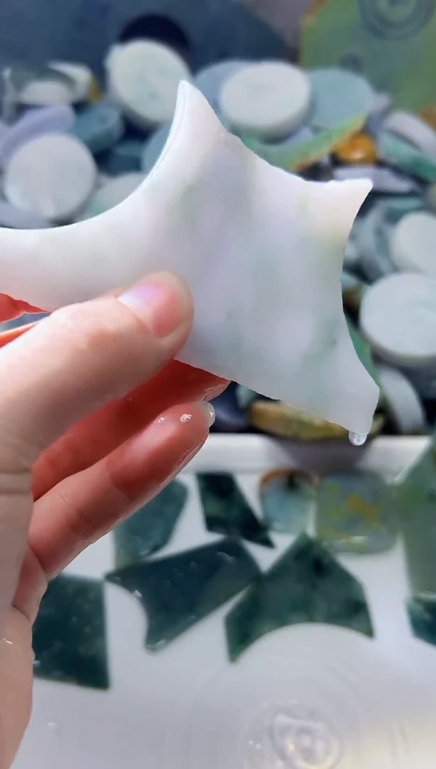 裸石翡翠天然翡翠A货余 南 581