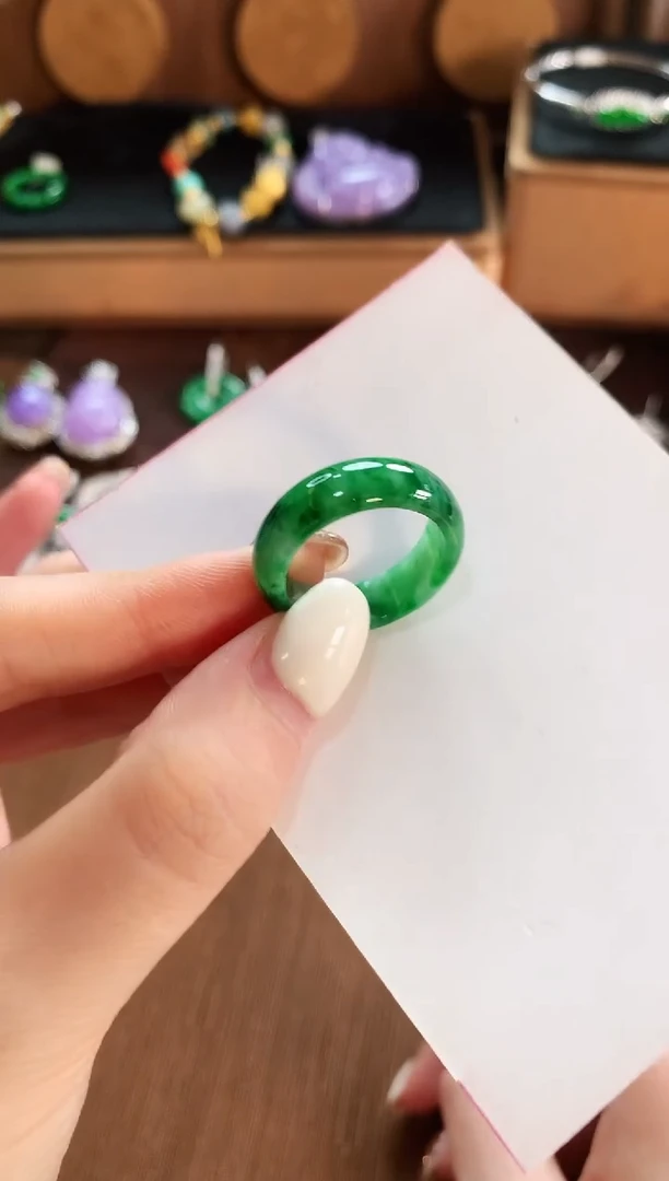 翡翠戒指未镶嵌手饰