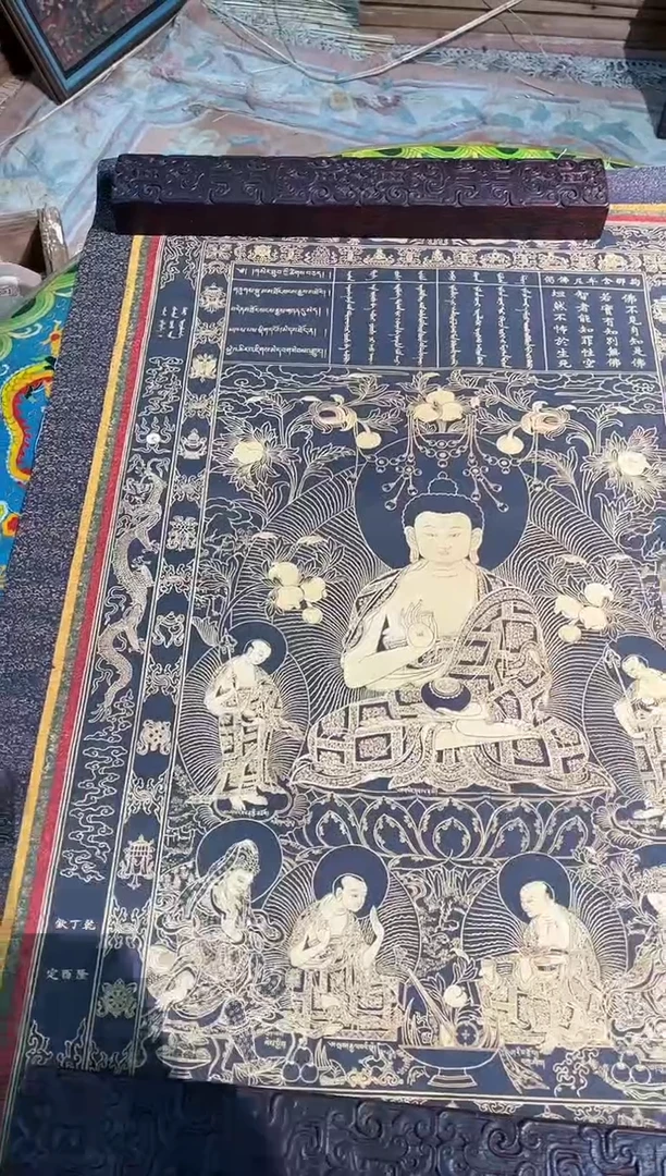 卷轴画天天的唐卡tk160