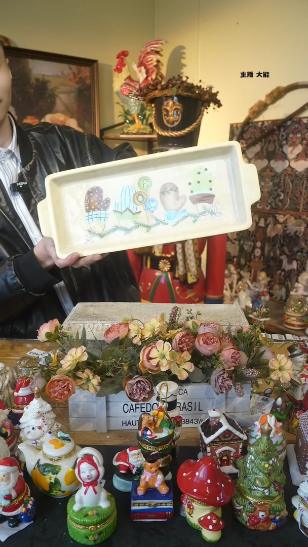 【闪购商品】默认微瑕高端树脂陶瓷摆件Q544