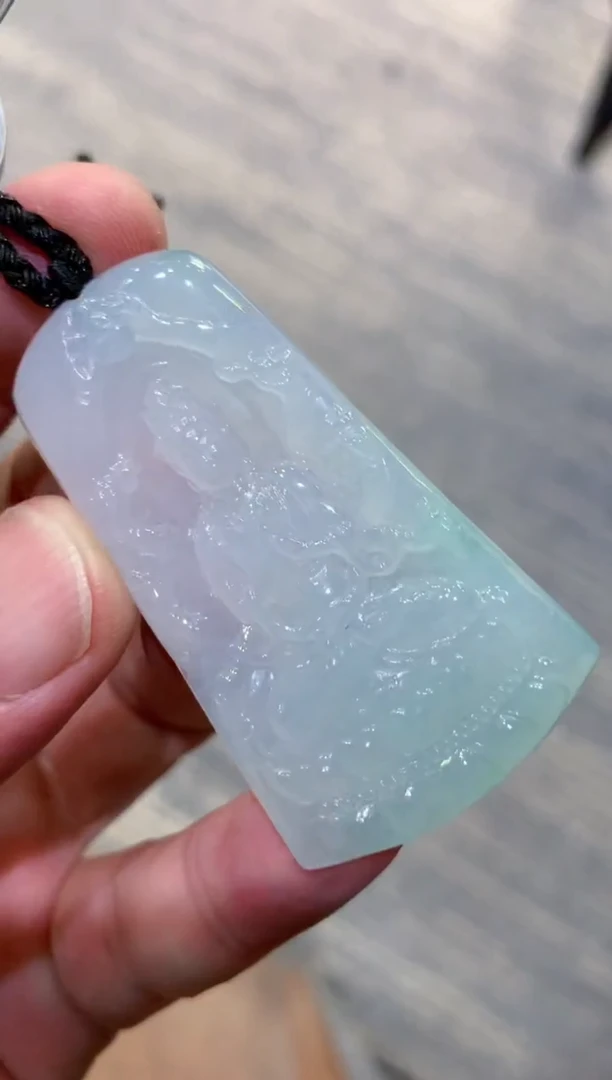 颈饰未镶嵌翡翠天然A货翡翠