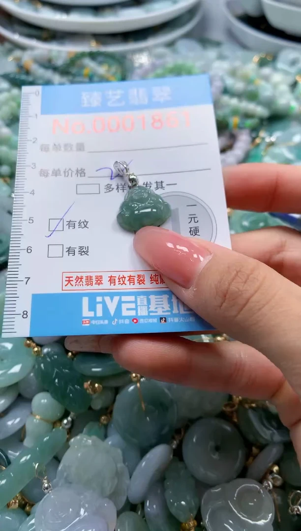 翡翠未镶嵌颈饰1561