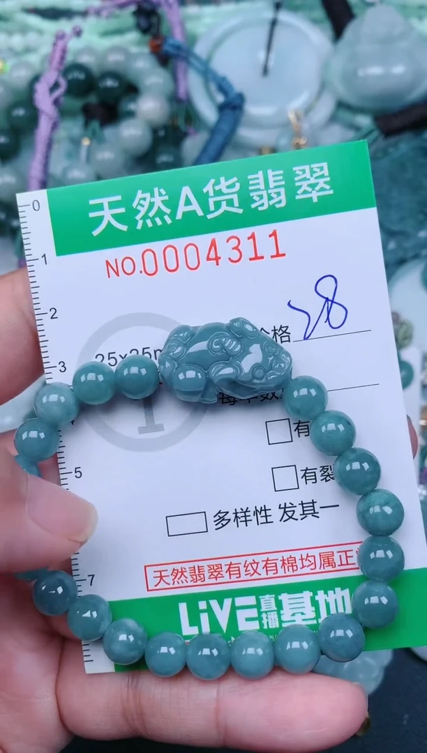 翡翠未镶嵌颈饰.0004311