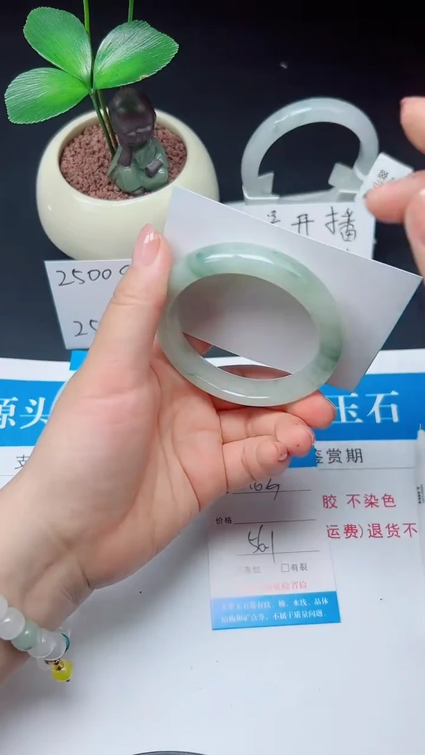 未镶嵌手镯石英质玉163-56/57