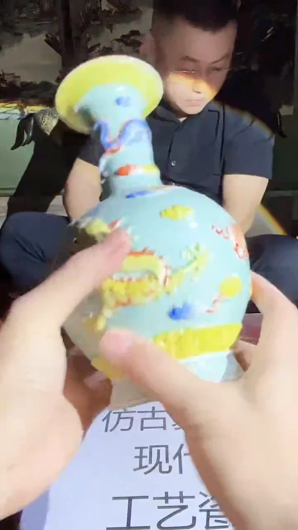 摆件景德镇陶瓷流水111
