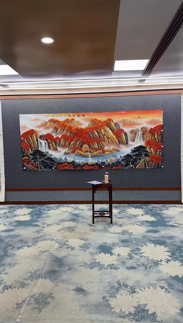 国画骨****活Z刘雪红-山水国画-大丈二