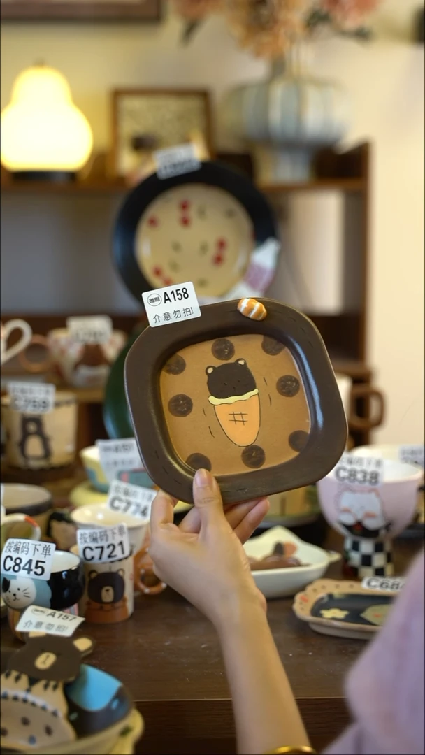 摆件陶A158 阿满屋手工手作陶瓷