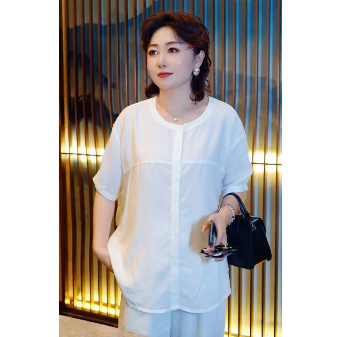 【苗姐优选】极简净版薄款衬衫ZZ5278