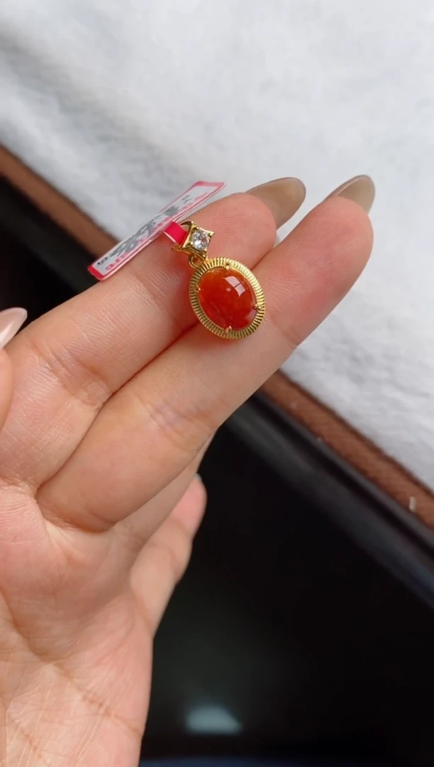 银S925镶嵌戒指翡翠天然A货翡翠