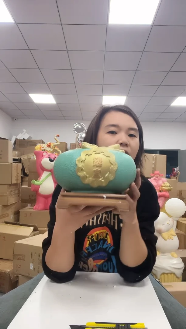 树脂聚宝盆摆件1