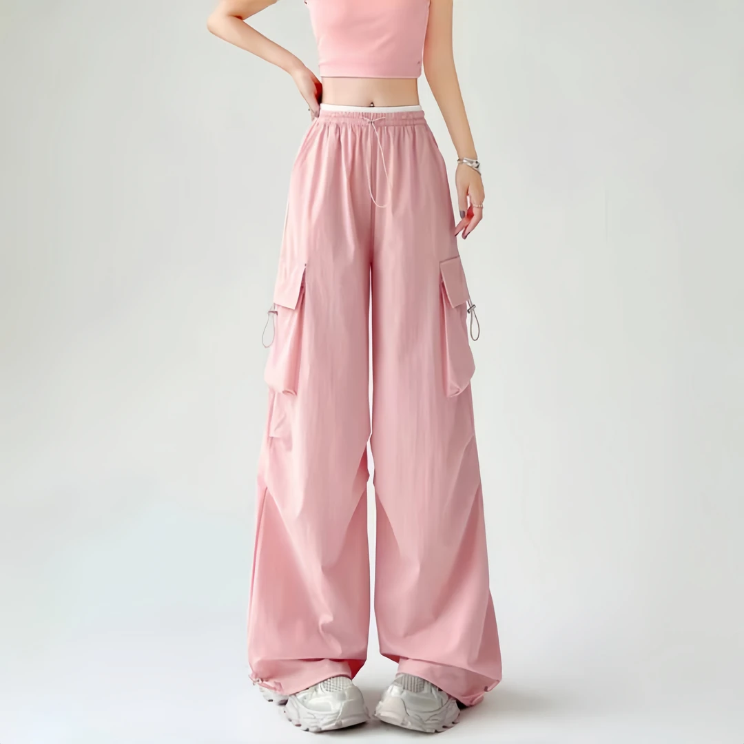 【冰感速干・撞色炸街】工装腰设计 × 透气耐磨户外250615