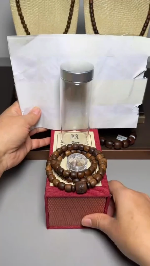 【闪购商品】沉香手串芽庄白棋0.9桶珠三圈