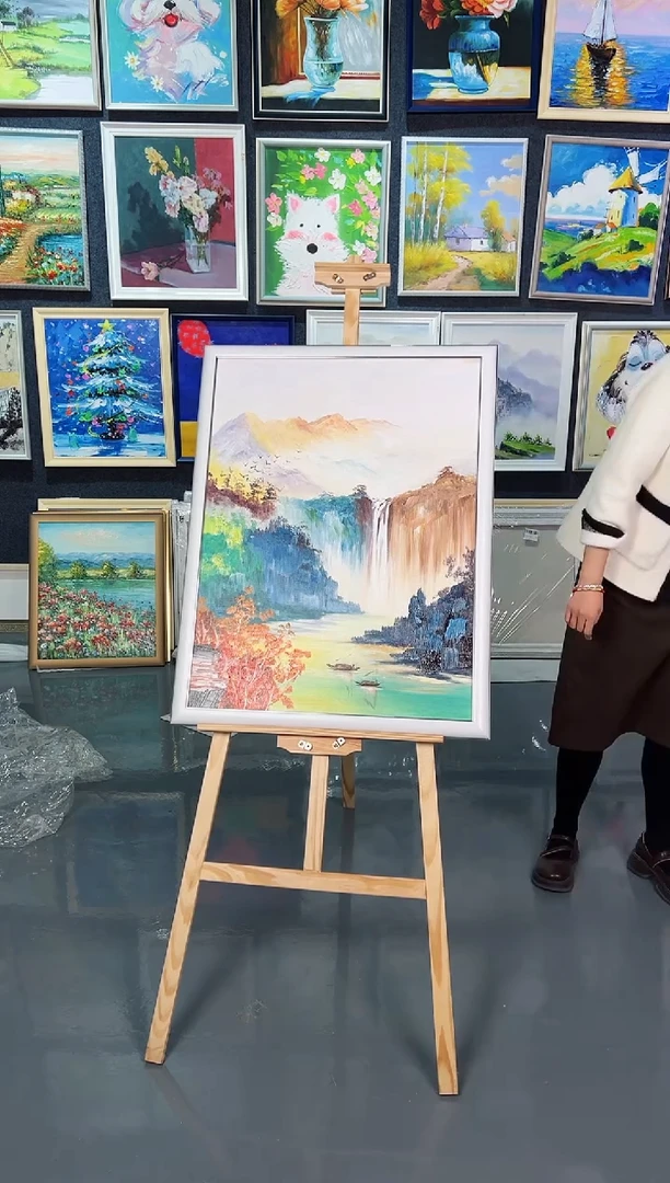 【闪购商品】油画73号 60*80 山水-手绘油画