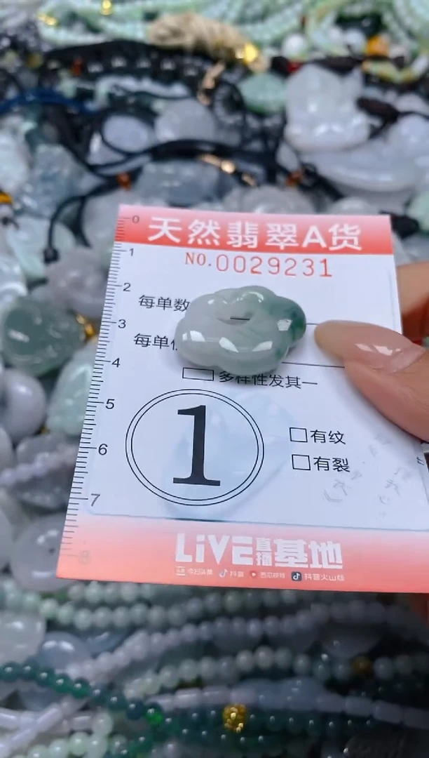 翡翠未镶嵌颈饰闪购0029231