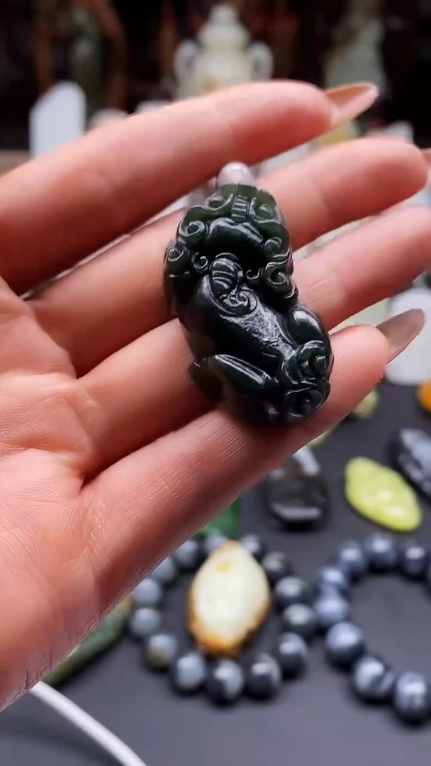 吊坠(不含链)未镶嵌和田玉在