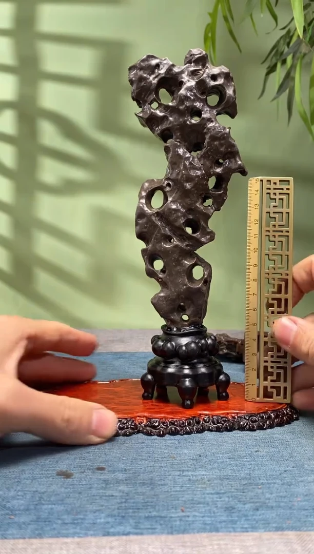 石材树脂底座 石头是青州玲珑石