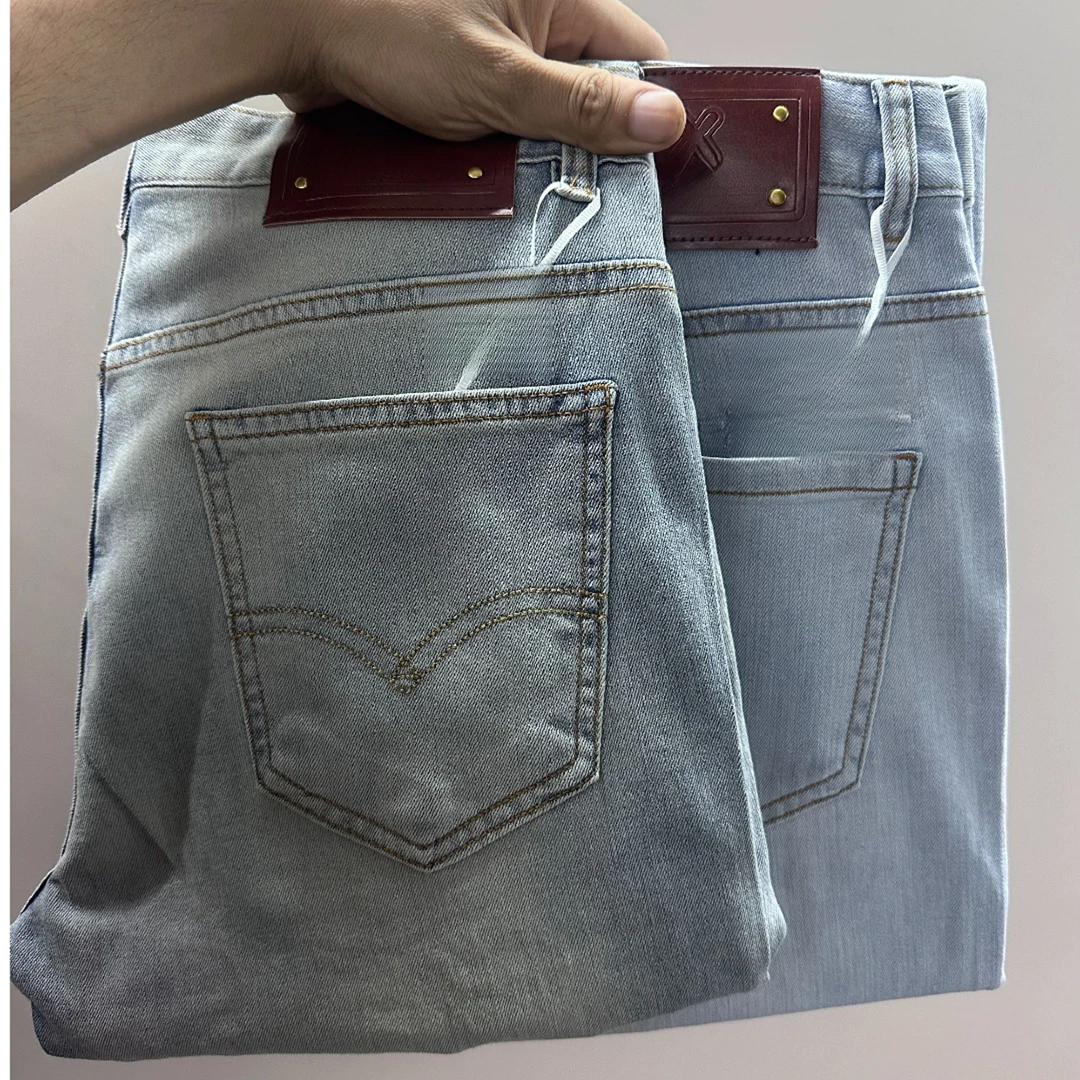 2025新款牛仔裤男士休闲百搭【7052】