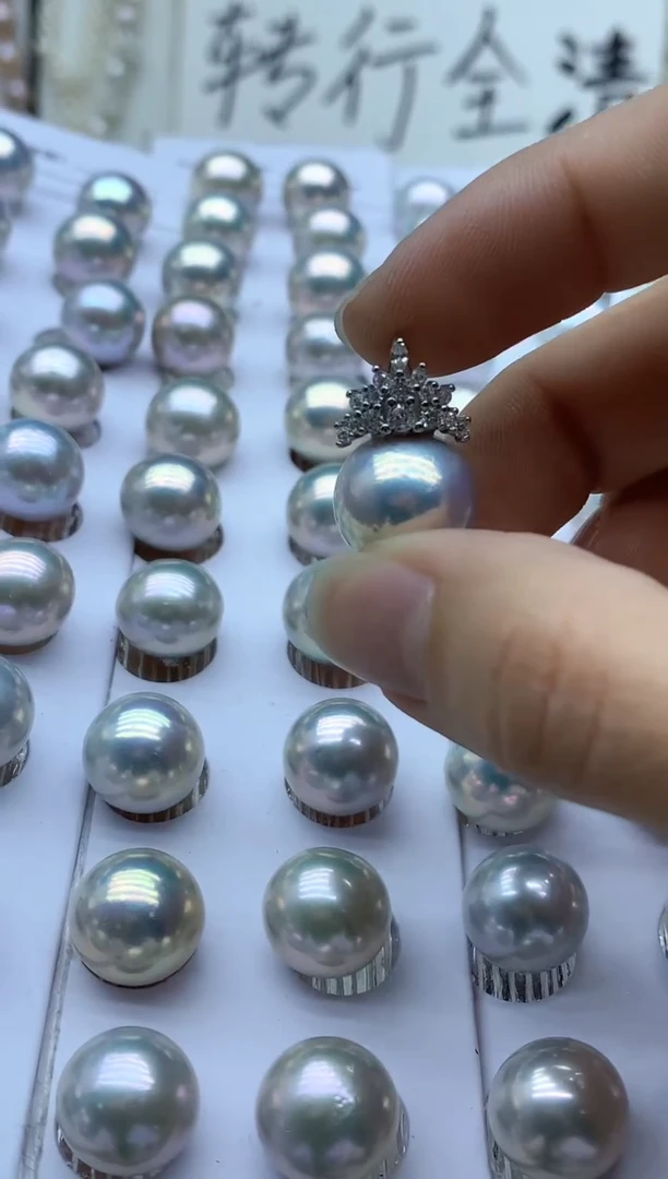 【闪购商品】淡水珍珠吊坠(不含链)银S925镶嵌多样性发其一