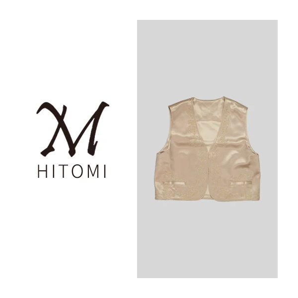 【米儿精选】HITOMIV领绣花浮光马甲HB12017