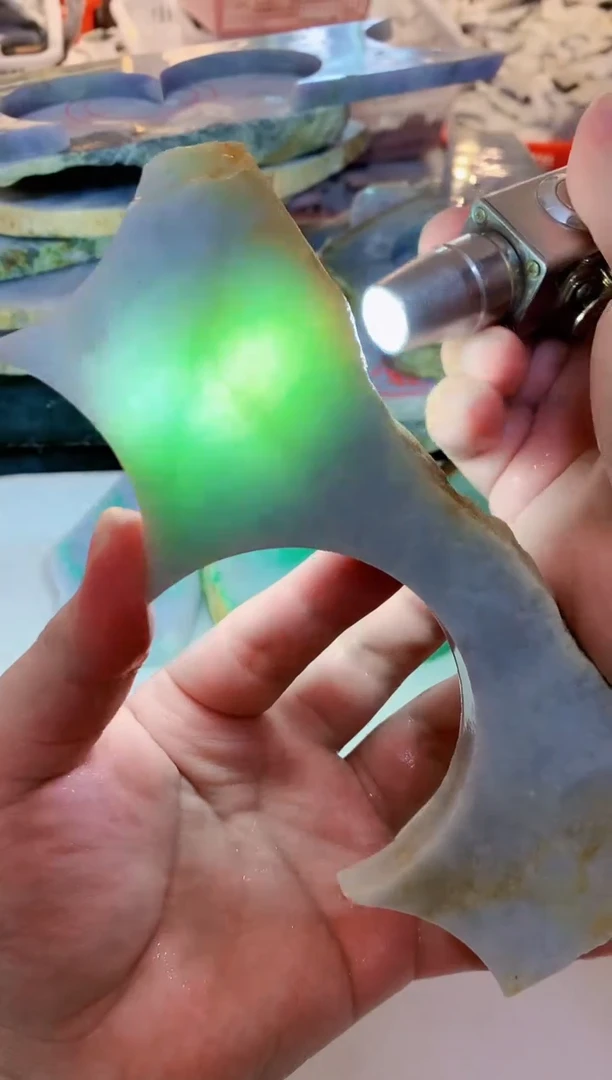 【闪购商品】翡翠未镶嵌颈饰0韩0翡翠珠462