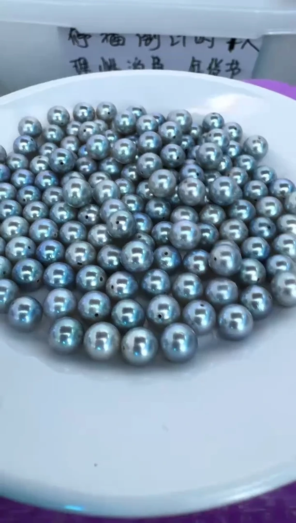 【闪购商品】海水珍珠颈饰18K金镶嵌路路通发其一