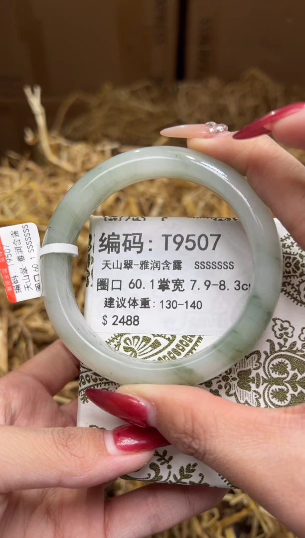 未镶嵌手镯石英质玉T9507