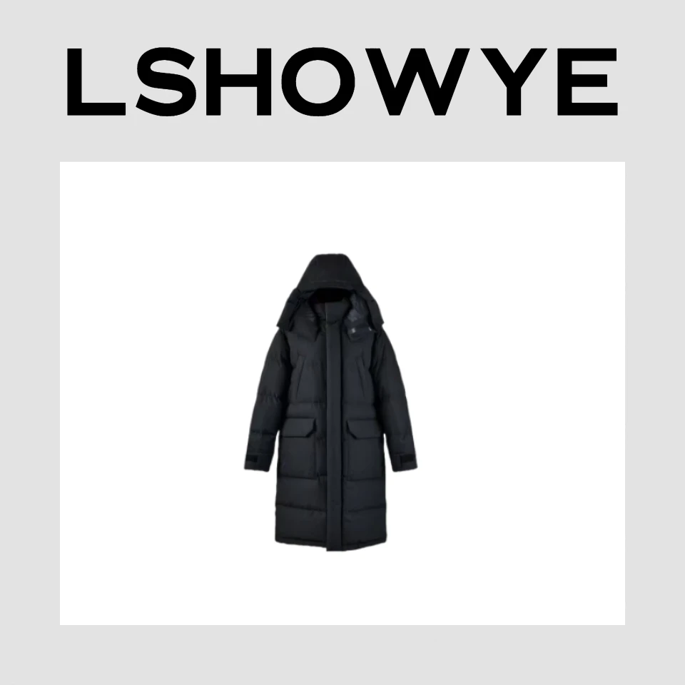LSHOWYE  连帽中长款羽绒服  0630NK