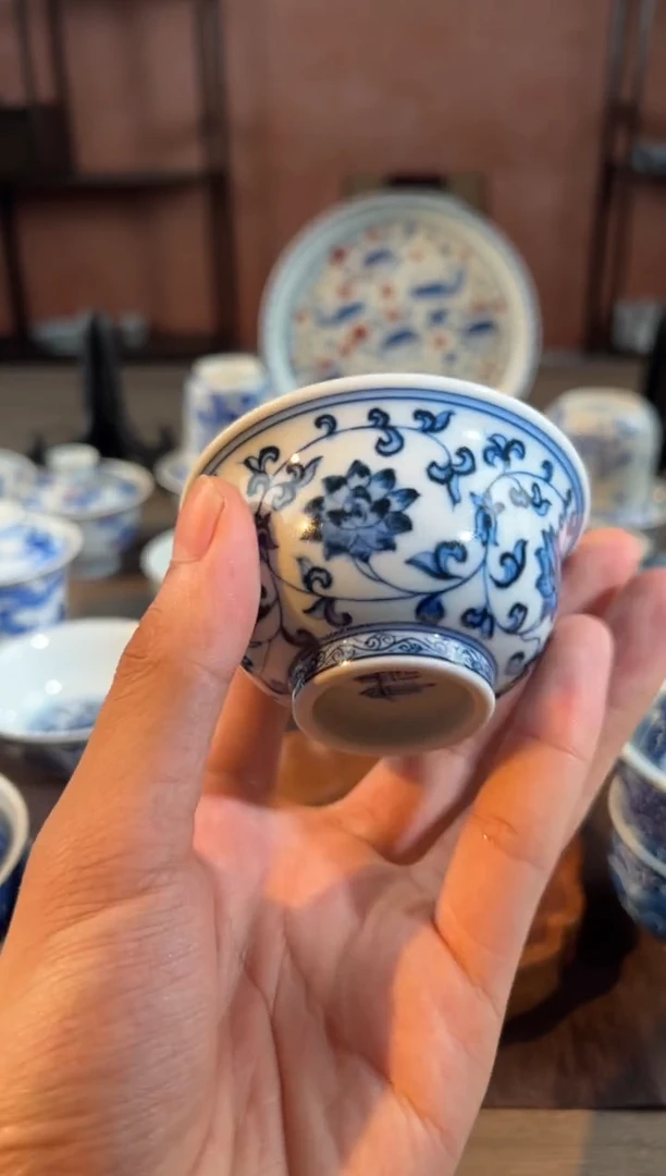 摆件景德镇手工手绘陶瓷5744