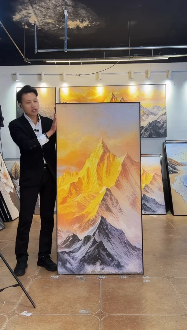 80*160 日照金山 黑框