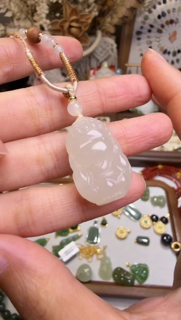 水晶摆件未镶嵌项链