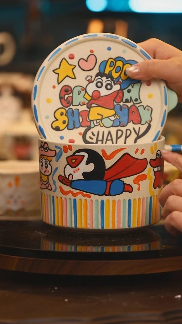 【闪购商品】摆件景德镇高温釉下彩手绘