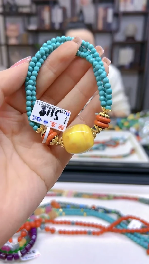 【闪购商品】蜜蜡手链未镶嵌DIY款S118