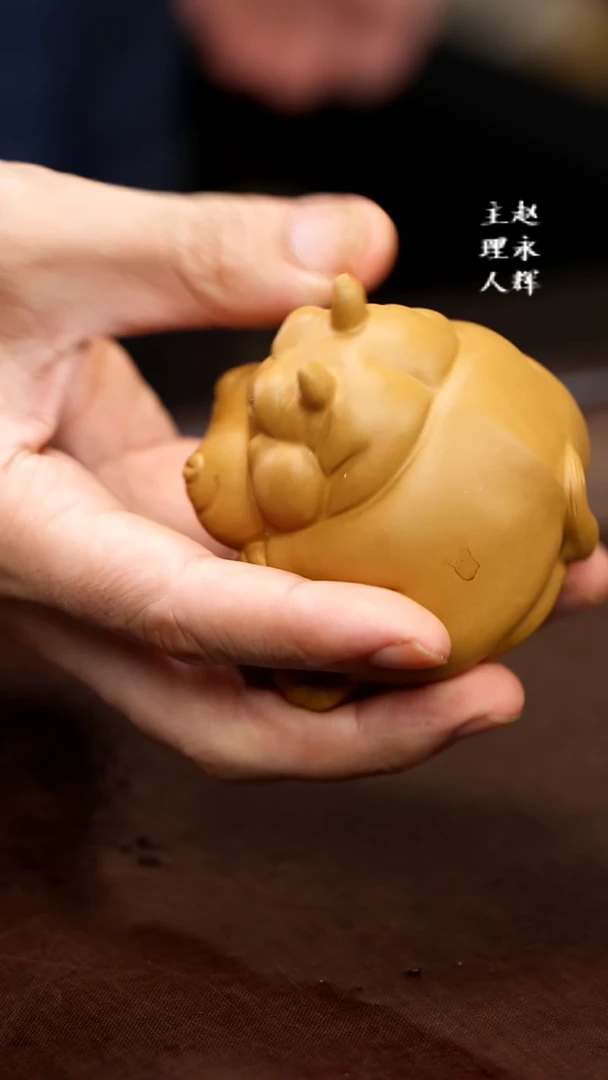 紫砂茶宠河马，。，。