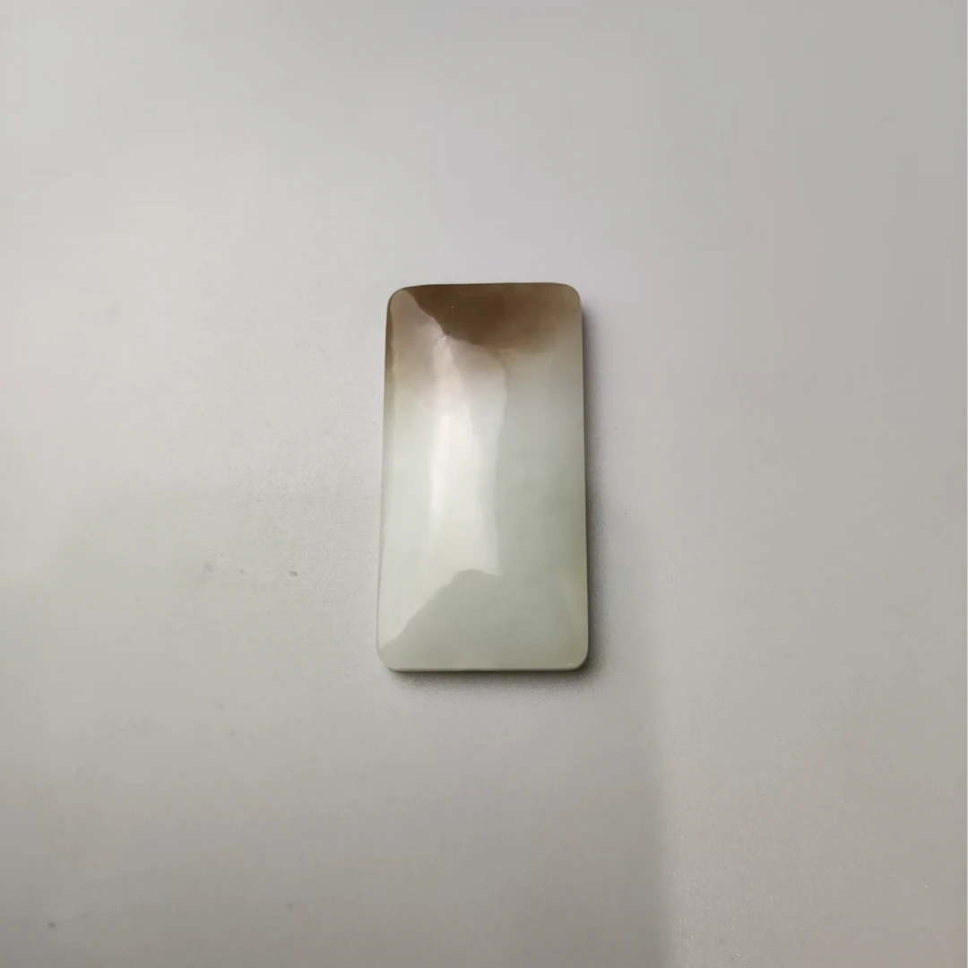 和田玉无事牌吊坠0124