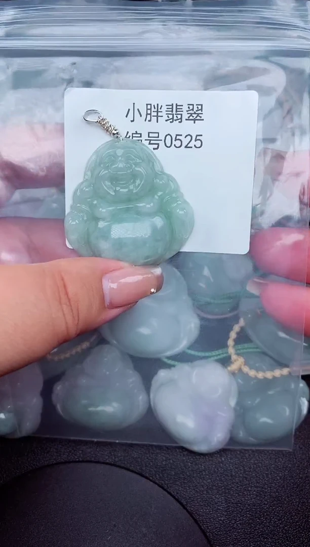 翡翠未镶嵌颈饰缅甸天然A货翡翠0525