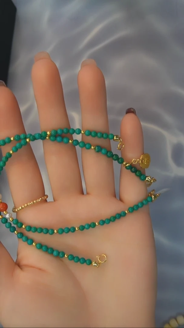 【闪购商品】绿松石手链银S925镶嵌发货一件