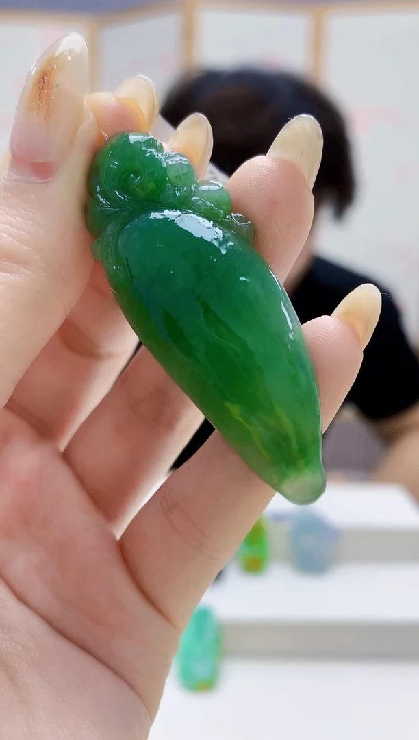 未镶嵌定制翡翠小*理5145jw-毛货挂件