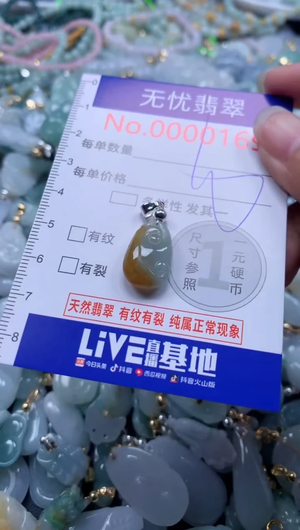 翡翠未镶嵌吊坠(不含链)169