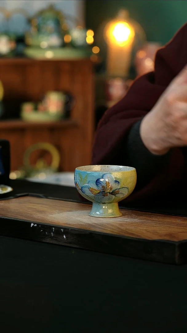 【闪购商品】杯手绘心瓷陶瓷浮力