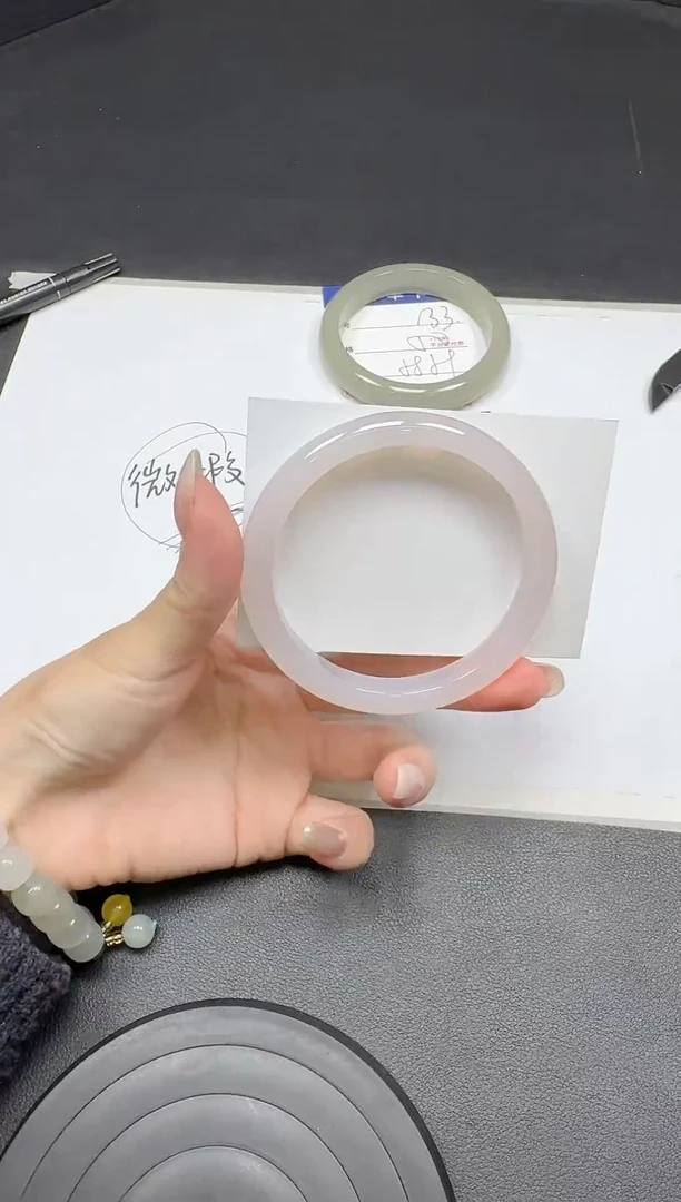 未镶嵌手镯石英质玉0134-微瑕-59